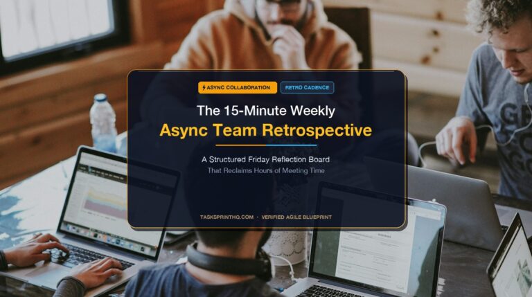 The 15-Minute Weekly Wrap-Up: An Asynchronous Team Retrospective Format 15 minute async team retrospective - The 15-Minute Weekly Wrap-Up: An Asynchronous Team Retrospective Format