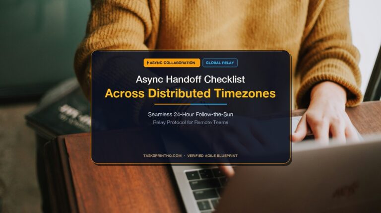 async handoff checklist different timezones - Async Handoff Checklist for Distributed Teams Across Timezones