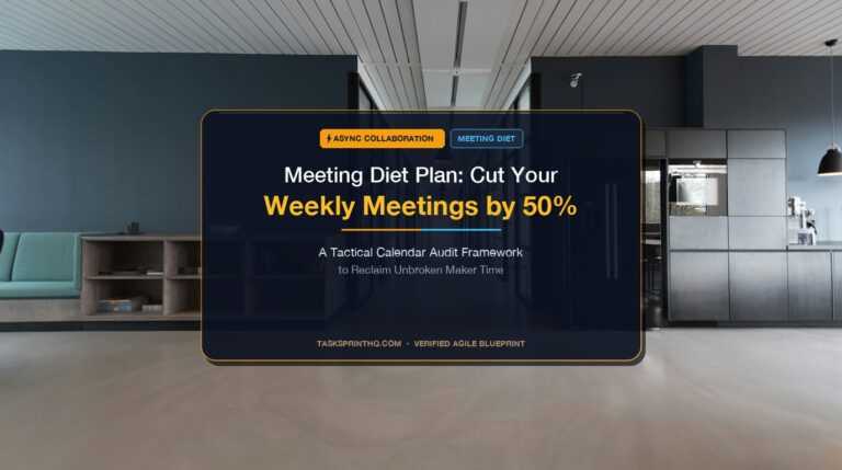 Meeting Diet Plan: How to Cut Your Weekly Team Meetings by 50% cut weekly team meetings 50 percent - Meeting Diet Plan: How to Cut Your Weekly Team Meetings by 50%