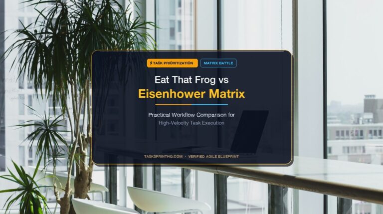 eat that frog vs eisenhower matrix practical - Eat That Frog vs Eisenhower Matrix: Practical Workflow Comparison