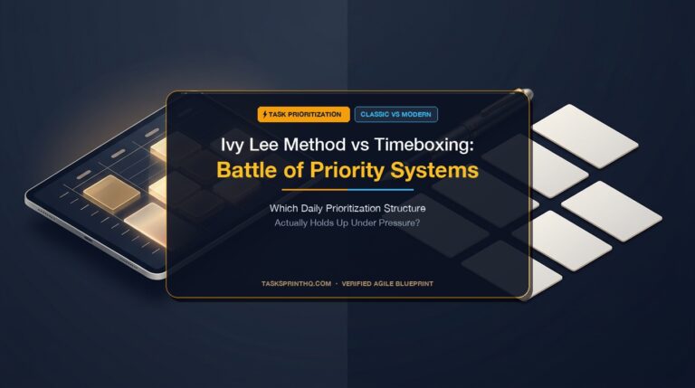 Ivy Lee Method vs Timeboxing: Which Daily Priority System Actually Holds Up Under Pressure? ivy lee method vs timeboxing - Ivy Lee Method vs Timeboxing: Which Daily Priority System Actually Holds Up Under Pressure?