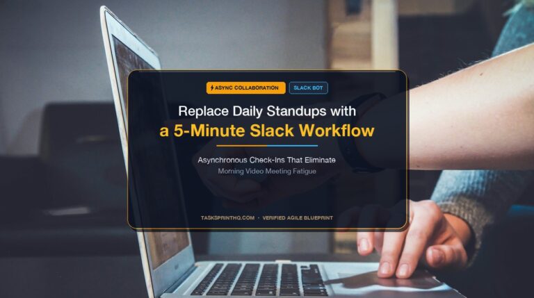 replace daily standup slack workflow - How to Replace Daily Standup Meetings with a 5-Minute Slack Workflow