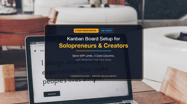 solopreneur kanban board setup - Kanban Board Setup for Solopreneurs: Columns, WIP Limits & Rules