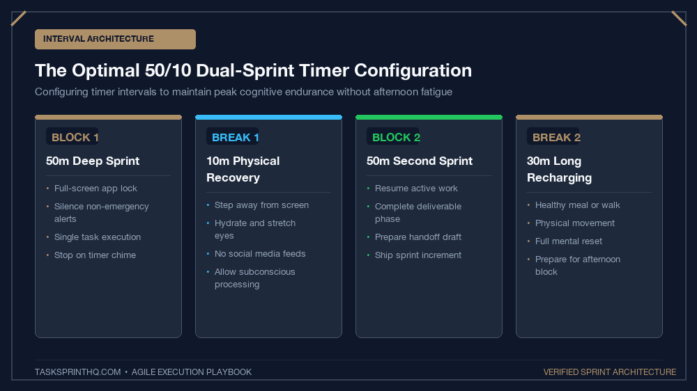 Focus timer apps task integration sprint optimal interval configuration